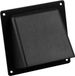 Nedco BV Universele Gevelklep ø 100/125/110X54mm PS, kunststof zwart