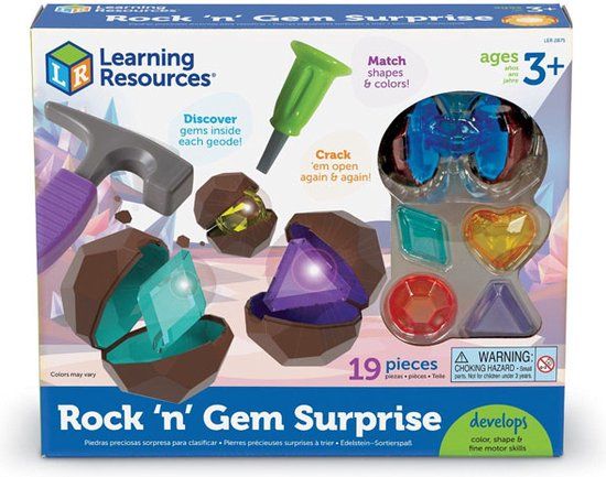 Learning Resources Steen 'n' Edelsteen Verras Speelgoed 19-Stuk Set