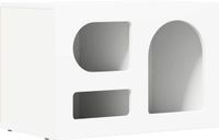 vidaXL TV Kast ELST 60 x 35 x 40 cm Wit Bewerkt hout