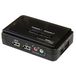 StarTech.com 2-poort USB KVM-switch - Zwart - Met Audio en Bekabeling