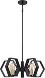 Quoizel LED Kroonluchter | 5X E27 Max 60W | Dimbaar | Earth Black