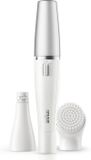 Braun Face SE810, 2-in-1 gezichtsépilator, geschikt voor gebruik in natte en droge omstandigheden, waterdicht, met reinigingsborstel en precisieopzetstuk