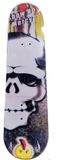 Atosa Skateboard met schedelprint voor kinderen 81 cm