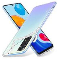 Phonillico® Case voor Xiaomi Redmi Note 11 / Redmi Note 11S - Siliconen Gel TPU Transparant Beschermend Zacht Ultradun