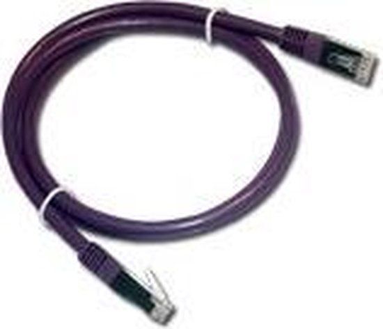 Mcl MCL Cable RJ45 Cat6 3.0 m Purple netwerkkabel Paars 3 m F/UTP (FTP)