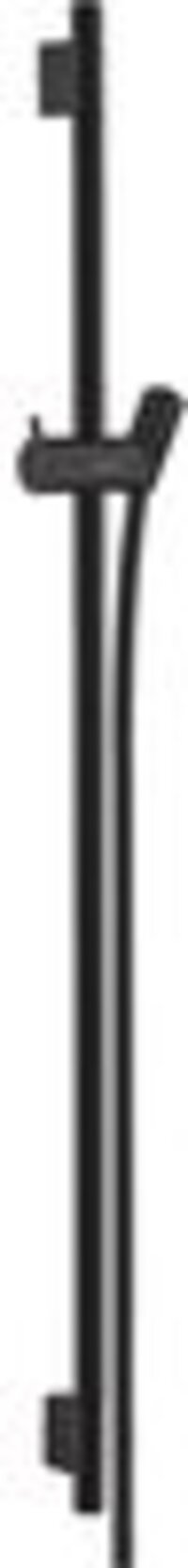 Hansgrohe Unica S Puro glijstang 90 cm - mat zwart