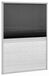 Pliage de moustiquaire occultant 80x120 cm aluminium