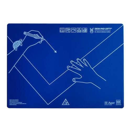 KUM Schrijfonderlegger Desk Pad Lefty voor linkshandigen, blauw