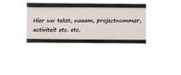 Legamaster magnetische etikethouder 20x60mm zwart