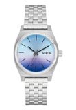 Nixon TIME dameshorloge met zilverkleurige roestvrijstalen armband, 10 bar, diameter behuizing: 31 mm, A1130-5357-00