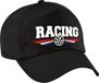 Bellatio Decorations Racing coureur supporter pet met Nederlandse vlag zwart voor kinderen