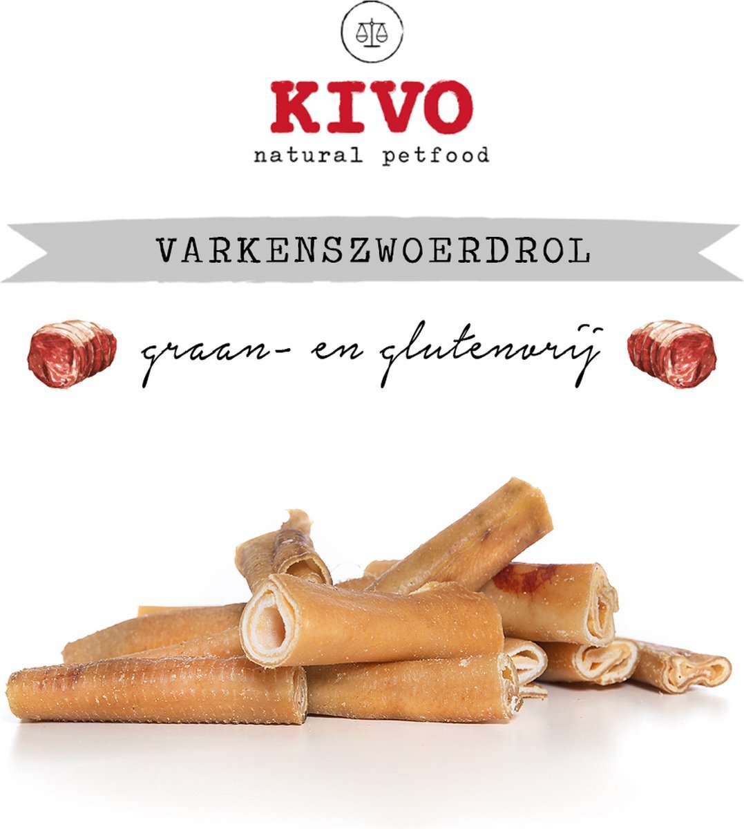 Kivo Petfood - 2 zakken Hondensnack Zwoerdrol 2x 500 gram - Graanvrij en Glutenvrij