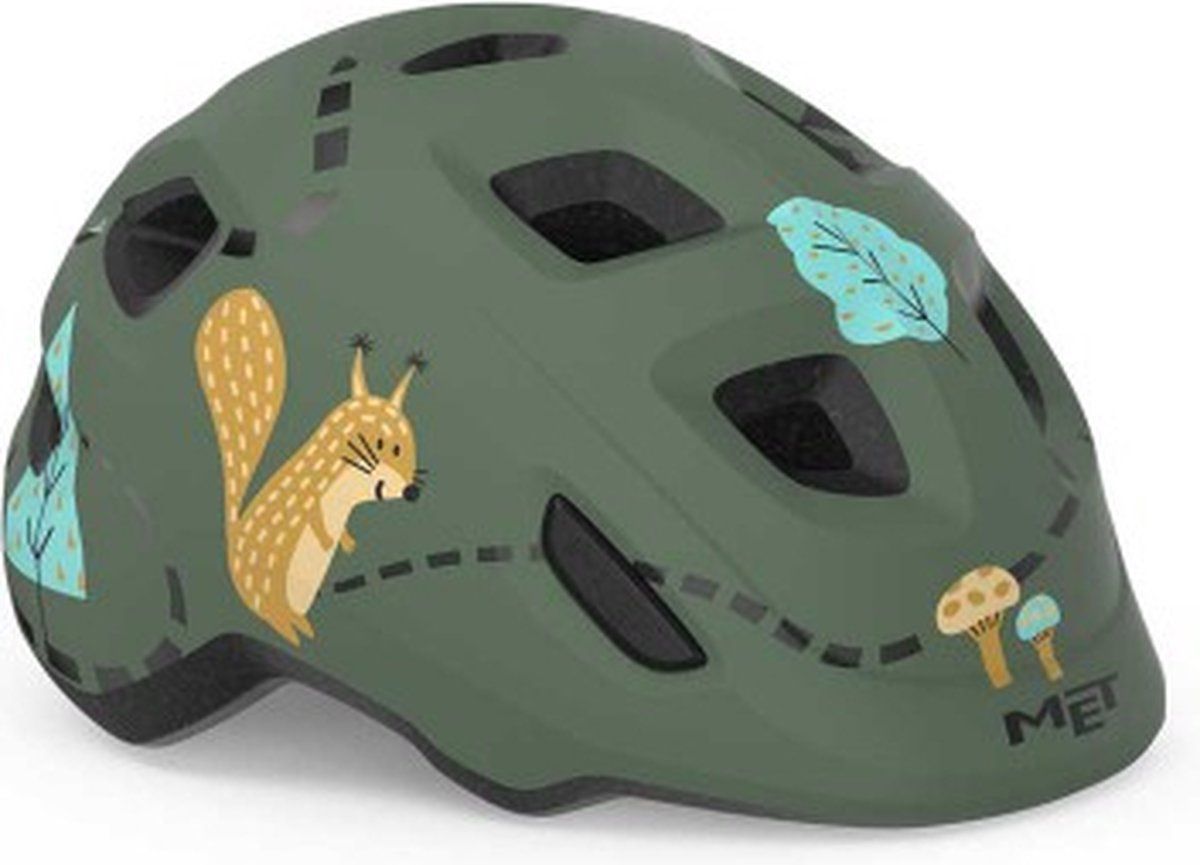 MET Kinderhelm Hooray XS/S 46-52 Green Forrest - Groen
