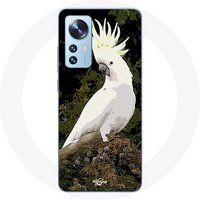 Maniacase Hoesje voor Xiaomi Mi 12 / 12X Cacatoes White Papegaaien in de boom