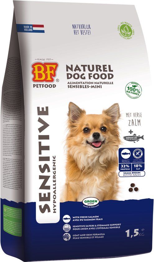 Biofood Sensitive Small Breed 1.5kg - Graanvrij Hondenvoer
