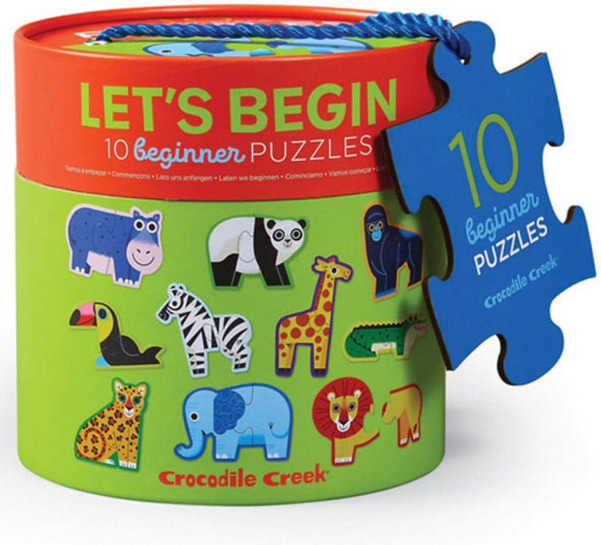 Crocodile Creek Laten We Beginnen Puzzel Jungle - 2 Stukjes - Groen