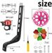 Roues de support sans marque pour vélo d'enfant - Roues d'appoint pour adulte - Rose