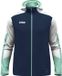 Jako Dynamic Jas Met Kap Dames - Marine / Wit / Munt | Maat: M