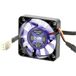 NoiseBlocker BlackSilent XM1 Ventilateur PC Noir, Bleu (transparent) (l x h x p) 40 x 40 x 10 mm