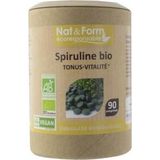 Nat&Form Spiruline biologique complément alimentaire 90 comprimés