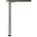 CAMAR 62069A001RN tafelvoet Aluminia ø 80 mm, lengte 690 mm, aluminium zilver gegroefd
