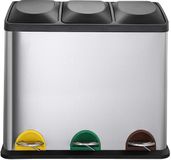 Kitchen Move Recycling bak 45 L ZOE Argent
