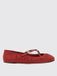 Dolce & Gabbana CrossStrap Ballerina Flats Wo - Ruby Ballet Flats