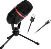 Krüger&Matz Warrior GV-200 - Gaming Microfoon - USB-C - Kardioïde - Stabiele Standaard