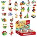 Merkloos Adventskalender met 24 Bouwsets voor Kerstmis