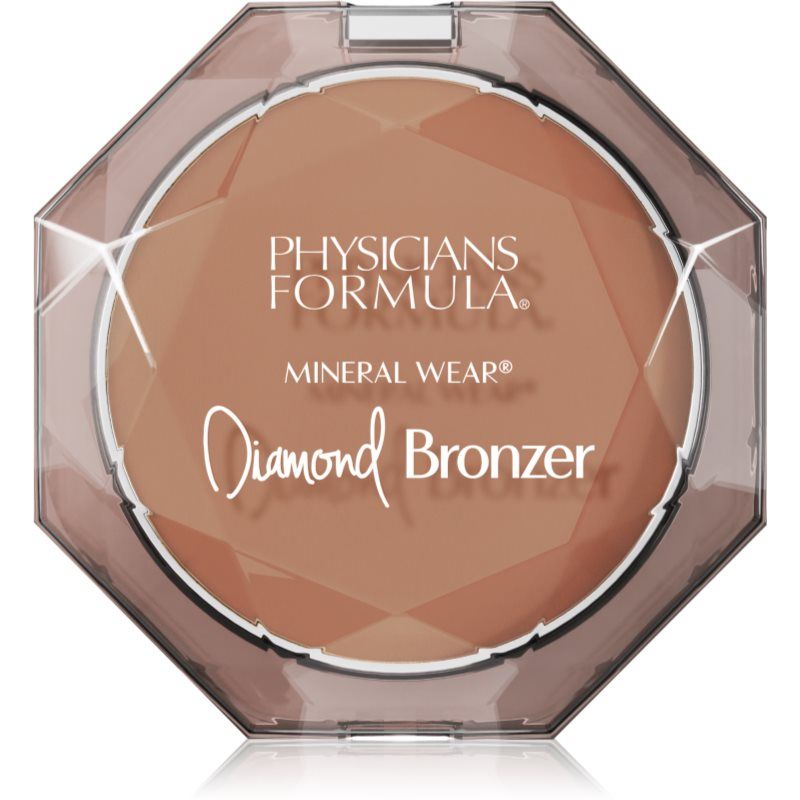 Physicians Formula Mineral Wear Diamond Bronzer, Bronzing Poeder met Vitamine E, Minimaliseert het Uiterlijk van Poriën en Fijne Lijntjes, Poeder en Serum Hybride, Bronze Gem