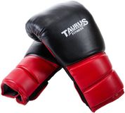 Taurus Bokshandschoen PU Deluxe 10 oz Rood/Zwart