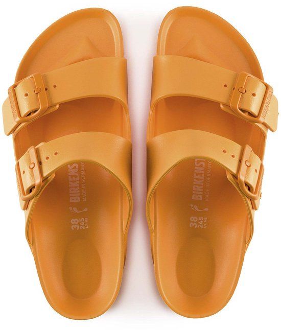 Birkenstock Arizona Eva Slippers - Volwassen - Unisex - Smal - Oranje - Rubber - EVA