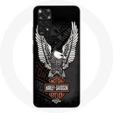 Harley Davidson Maniacase Hoesje voor Xiaomi Redmi Note 11 4G adelaar logo