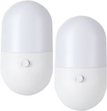 OEM NCD E-Commerce Handel GmbH 2-pack gangnachtlampje slaaplamp kleine stekkerverlichting voor zonsopgang tot zonsondergang
