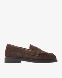 VIA VAI Fae Sarah Loafers Dames - Suède - Bruin - Maat 38,5