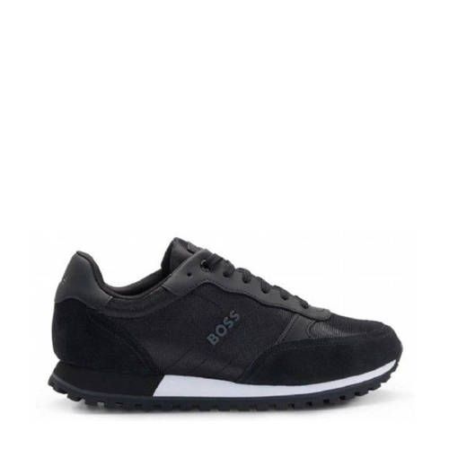 BOSS Parkour-L Runn NY N Leather Sneakers - Black