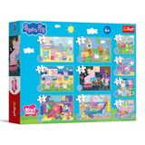 Trefl - Peppa Pig: De leuke wereld van Peppa - 10-in-1, 10 puzzels, van 20 tot 48 stukjes