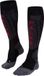 FALKE SK5 warm dun wol functioneel materiaal skisokken dames zwart - maat 35-36