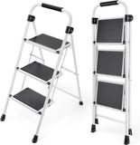 Famanu - Trapladder met 3 treden en leuning