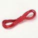 Bol 2 paire de lacets de chaussures ronds fins et cirés - rouge