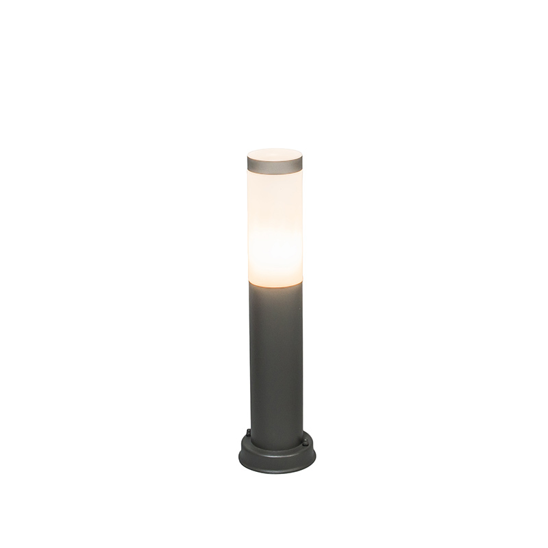 QAZQA Rox 45 - Terras en tuinpad verlichting - 1 Lichts - Ã˜7 5 cm - antraciet