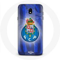 Maniacase Hoesje Samsung Galaxy J5 2017 fcp porto blauwe achtergrond portugal