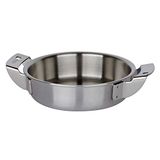 Piazza 110812 braadpan 3-laags roestvrij staal diameter 12 cm hoogte 3 cm