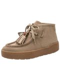 Tamaris Dames Sneaker 1-25406-47 341 Beige Leer Hoge Sneakers Maat 40 EU