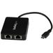 StarTech USB-C Dual Gigabit Ethernet Adapter, USB 3.0 Port