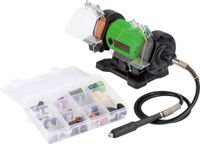 Hofftech meuleuse multifonction - double disque - 120W - set de 103 pièces - travail de précision