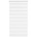 vidaXL Zebra blind 70x100 cm stofbreedte 65,9 cm polyester wit