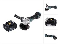 Makita DGA 517 T1 accu haakse slijper 18 V 125 mm borstelloos + 1x oplaadbare accu 5.0 Ah
