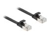 DeLOCK 81168 Câble réseau Noir 7,5 m Cat6a U/FTP (STP) Plat