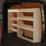 Merkloos Bedrijfswageninrichting Bestelbus - Stellingkast Gereedschapskist - Gereedschap Organiseren - Specifiek voor Peugeot Expert - 2 rekken 7 planken